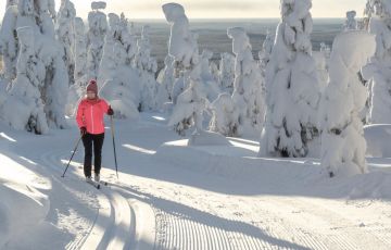 Hotel Almesberger Wellness Urlaub Mühlviertel im Winter Langlaufen