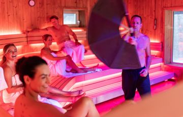 Hotel Almesberger Wellnessurlaub im Mühlviertel Panorama Sauna Themenaufgüsse